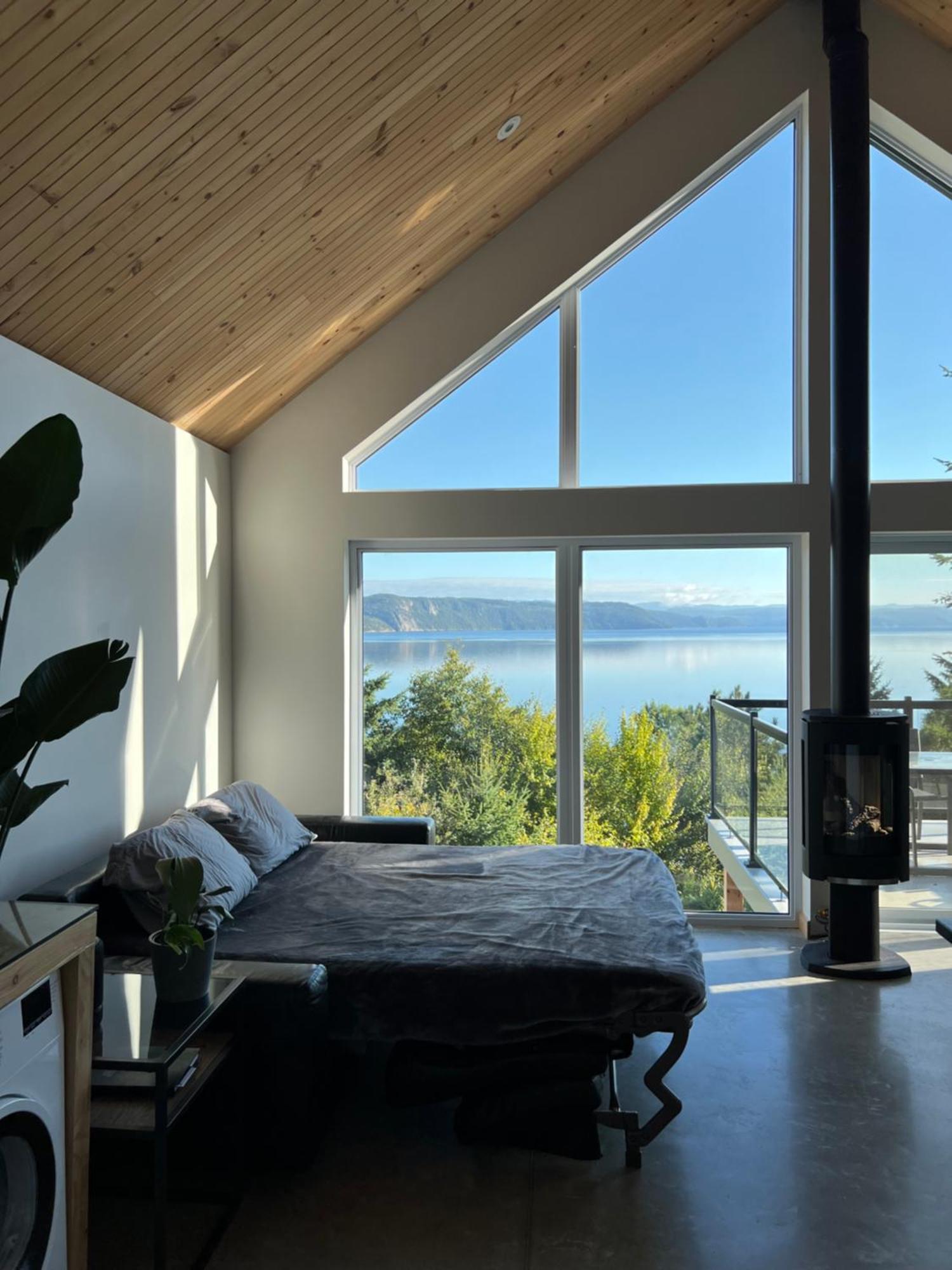 Magical Loft : Breathtaking View & Cozy Fireplace Saguenay Exterior photo